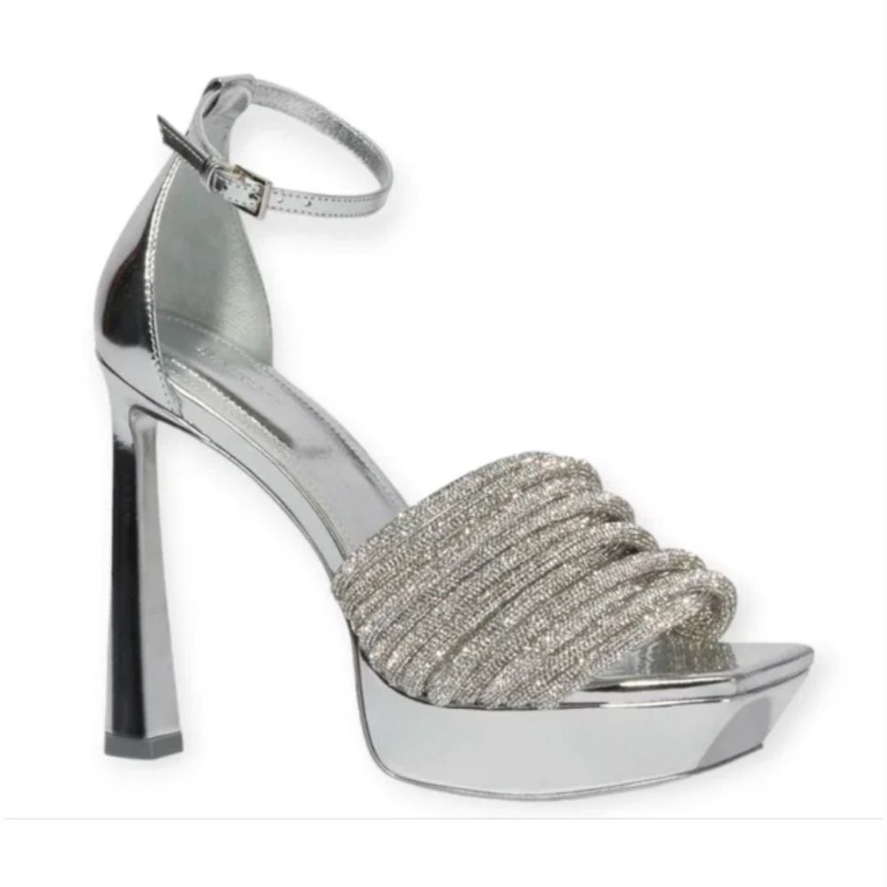 Silver platform Jonathan SIMKHAI sandal. Msrp is 600.  What a steal 🔥🔥